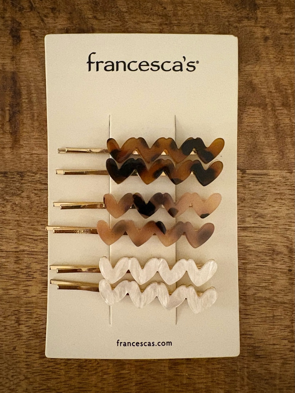 Francesca's Gold Tone Bobby Pin Set